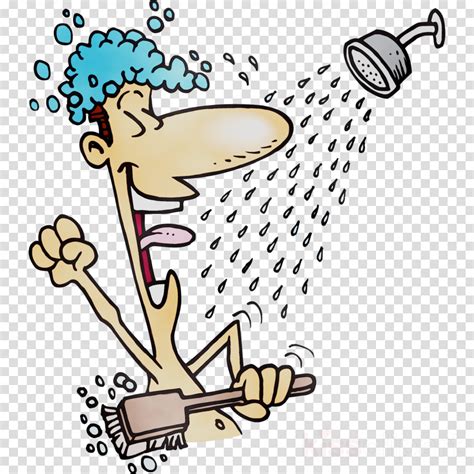 someone showering clipart|Person Showering Clipart, Transparent PNG Clipart .